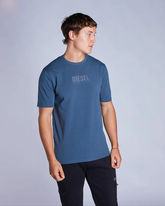 Brosnach Tee Steel Blue