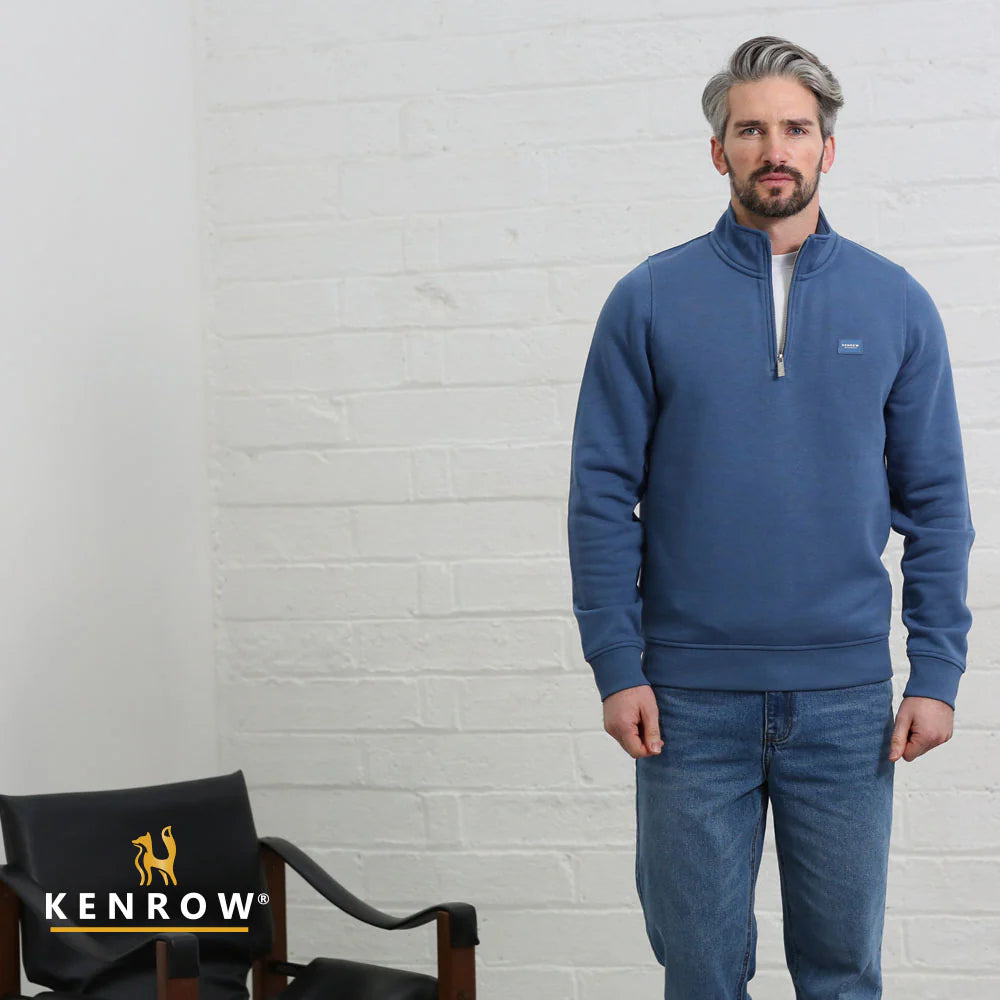 Damon Half Zip Denim