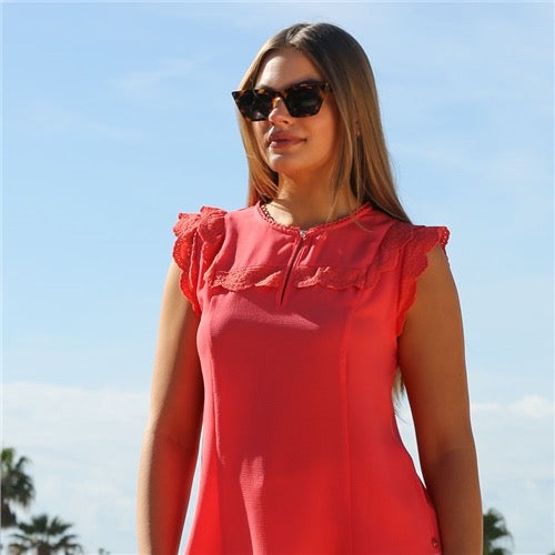 Dora Top Coral