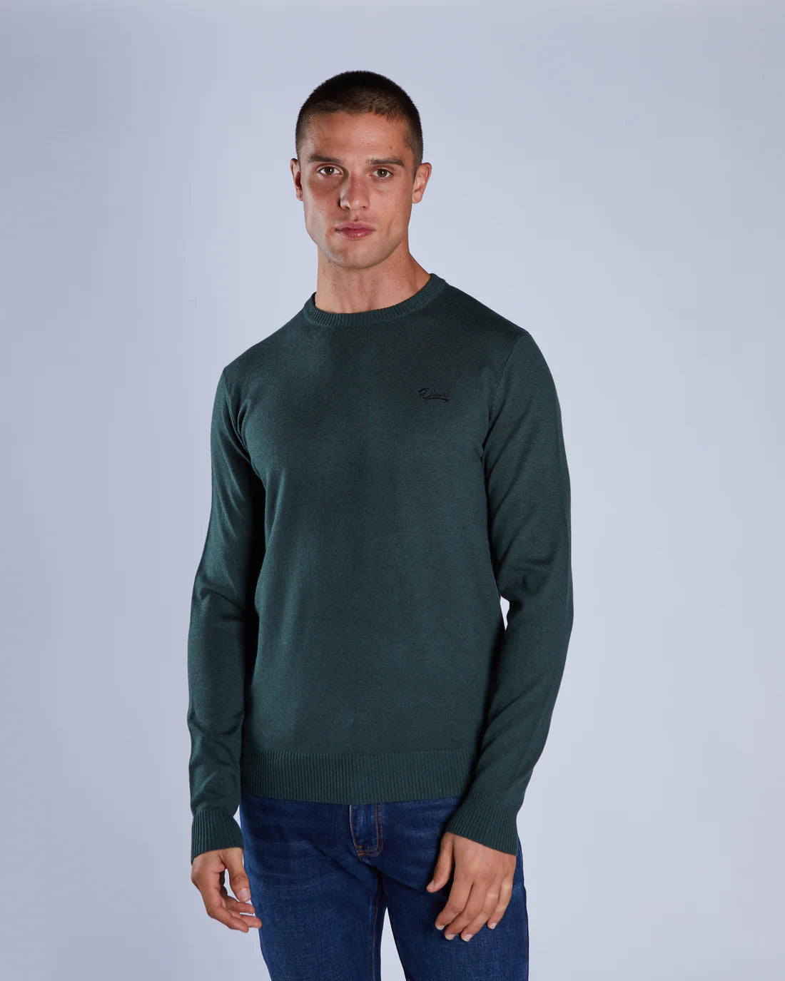 Dylan Round Neck College Green Marl