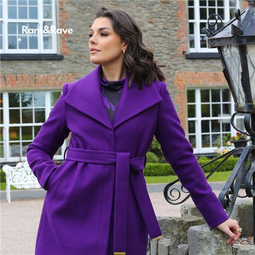 Bernie Coat Purple