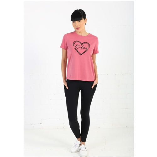 Selina Tee Dark Rose