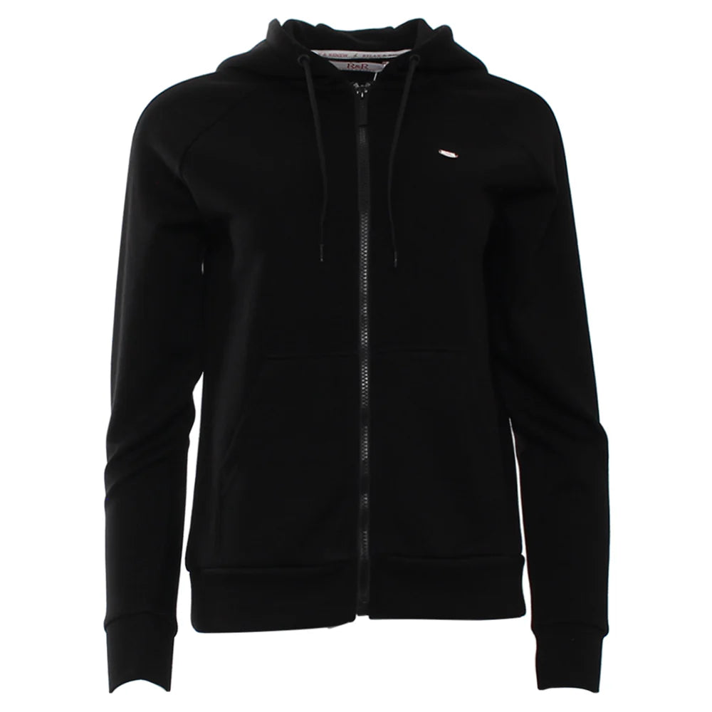 Madison Zip Through Black