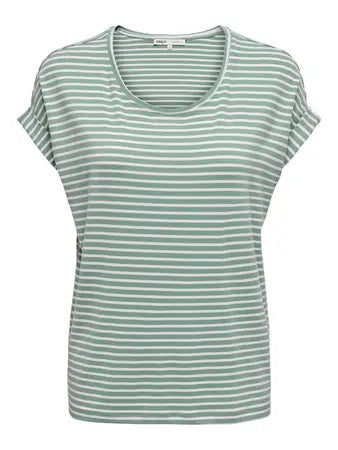 ONLMOSTER STRIPE S/S O-NECK TOP