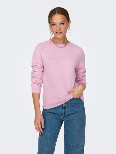 Rica L/S Pullover Pastel Lavender/Melange