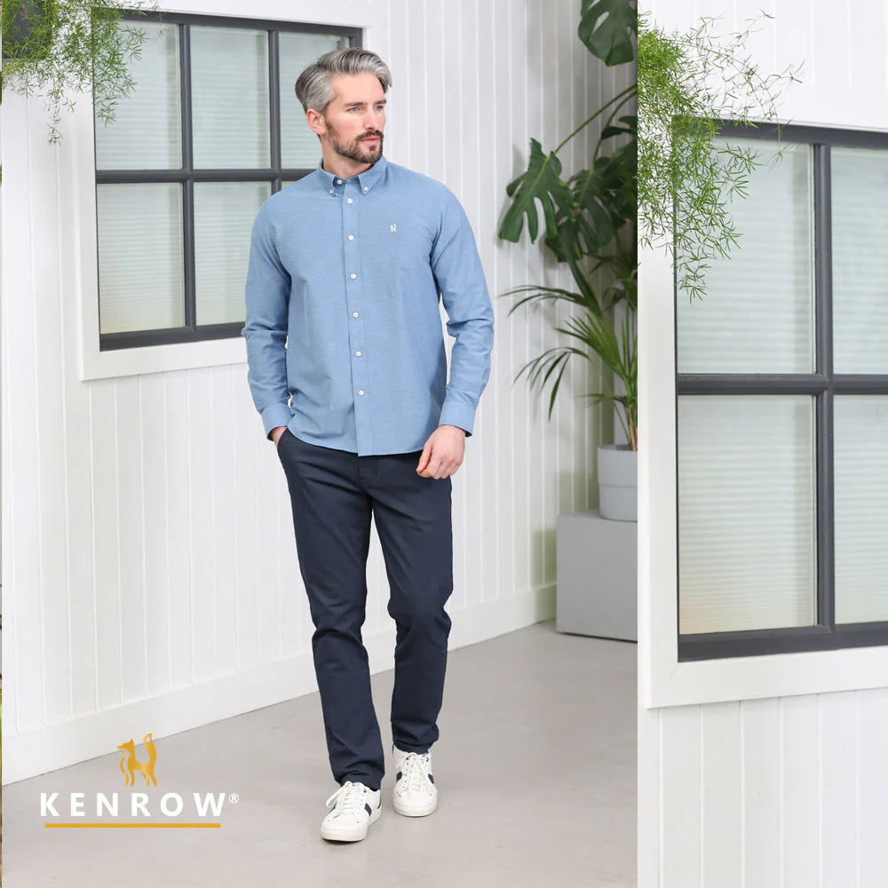 Jagger Oxford Shirt Denim Melange