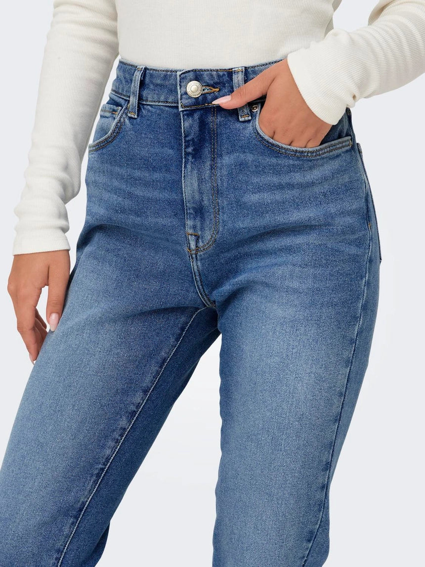 OnlEmily High Waist Straight Fit Jeans