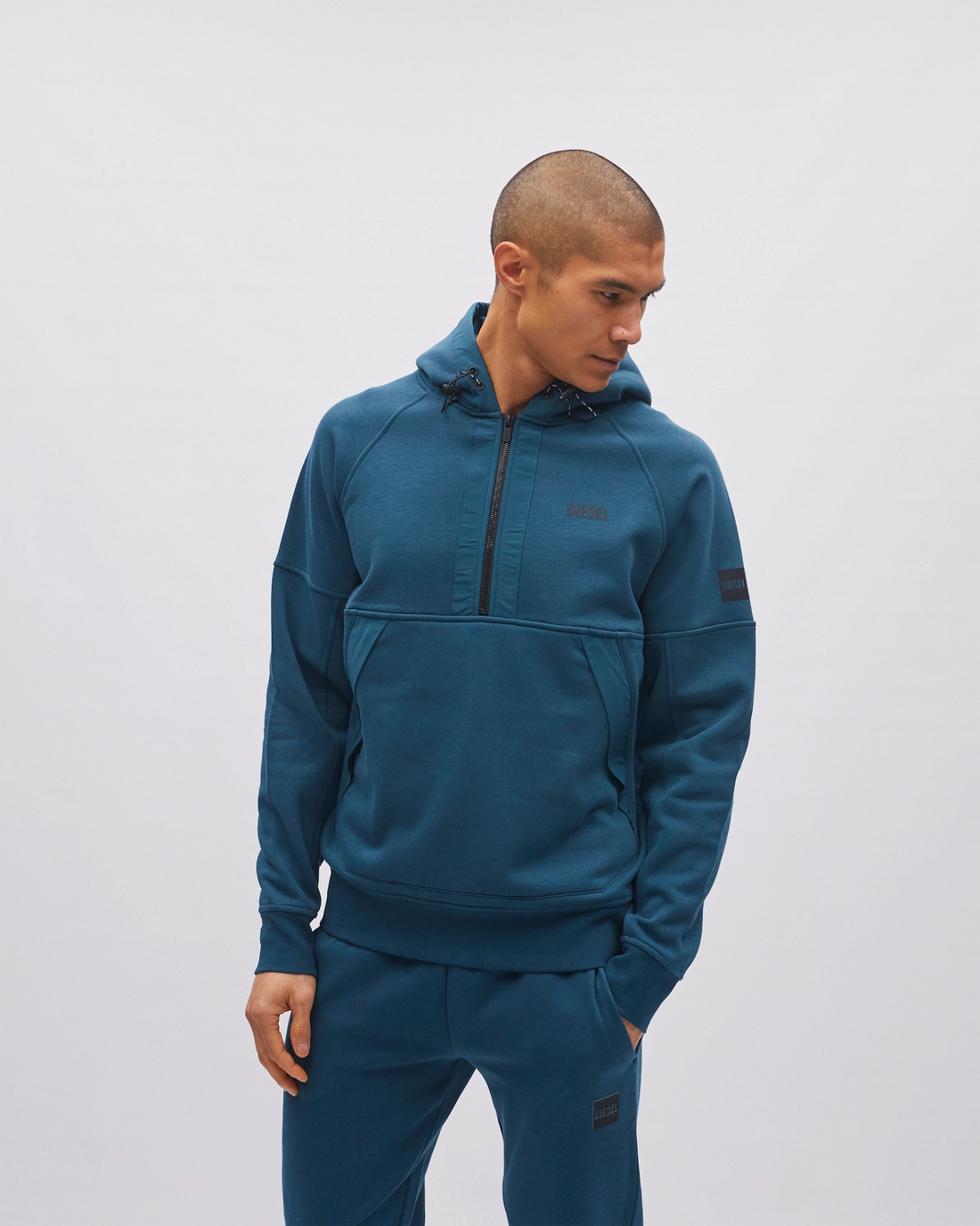 Harvey Hoodie Ocean Teal