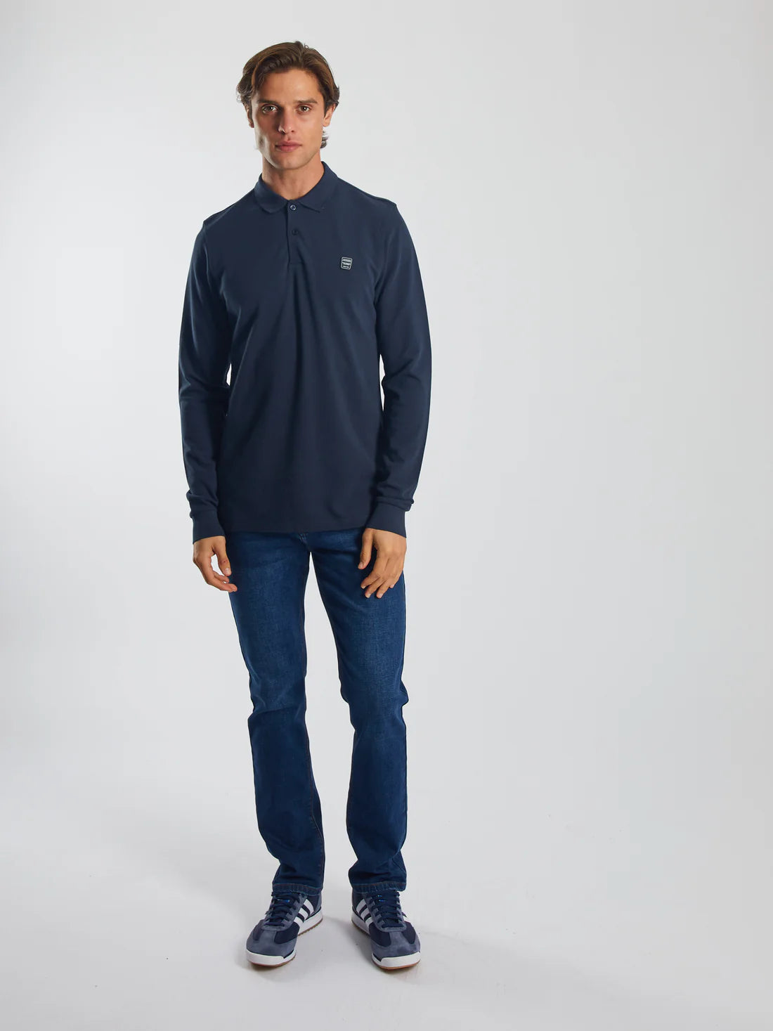 Rockvale LS Polo Vintage Navy