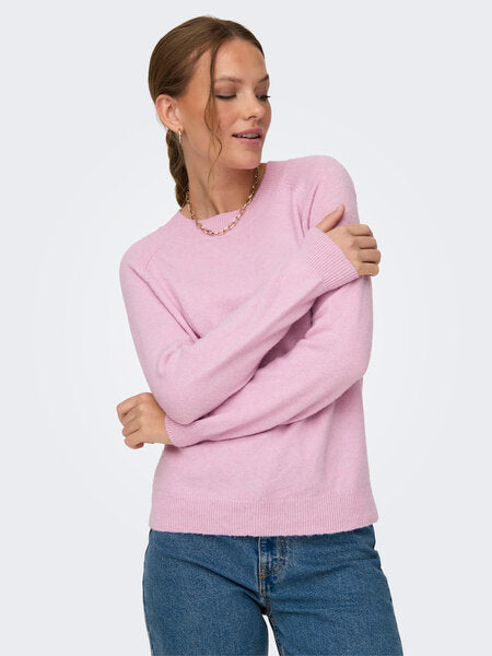 Rica L/S Pullover Pastel Lavender/Melange