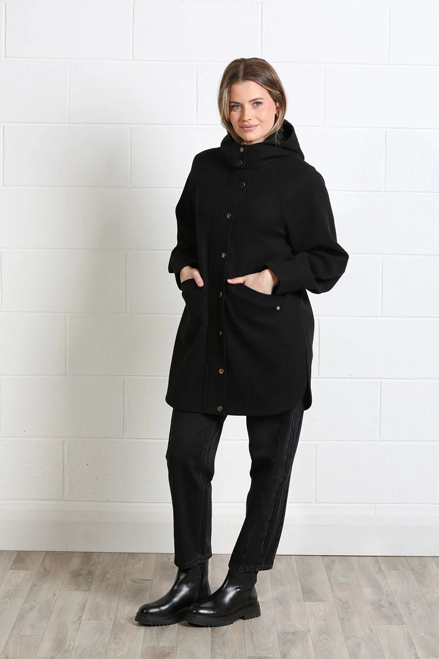 Joanna Coat Black