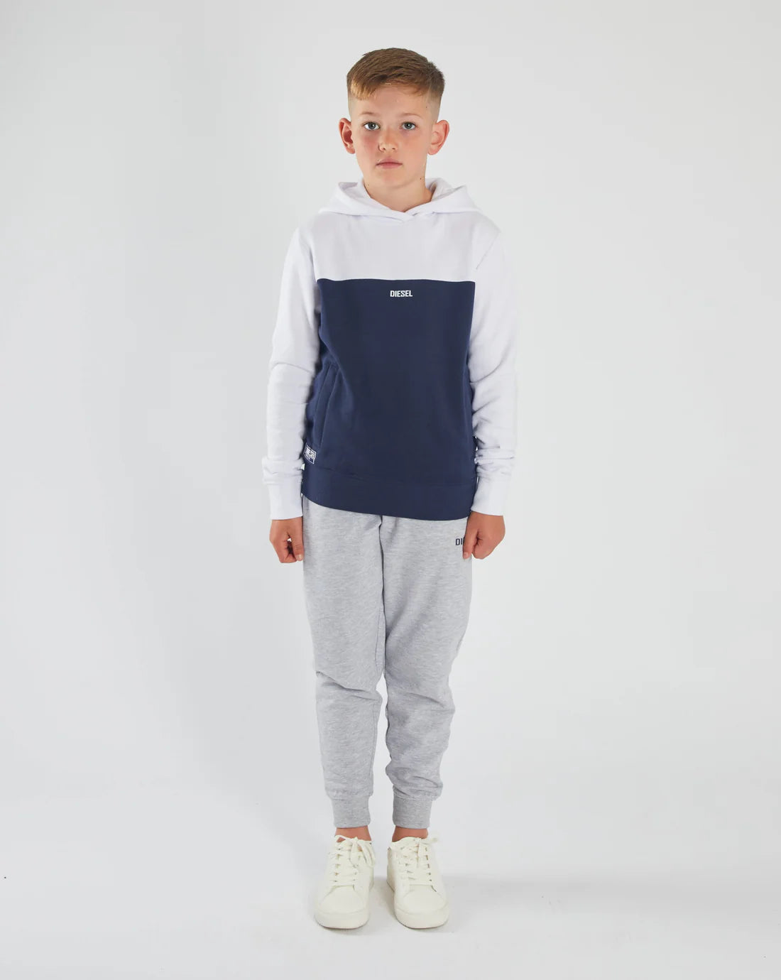 Adi Hood Boys White/Navy