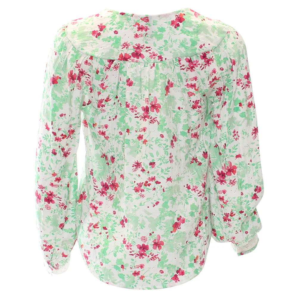 Ann Blouse Green