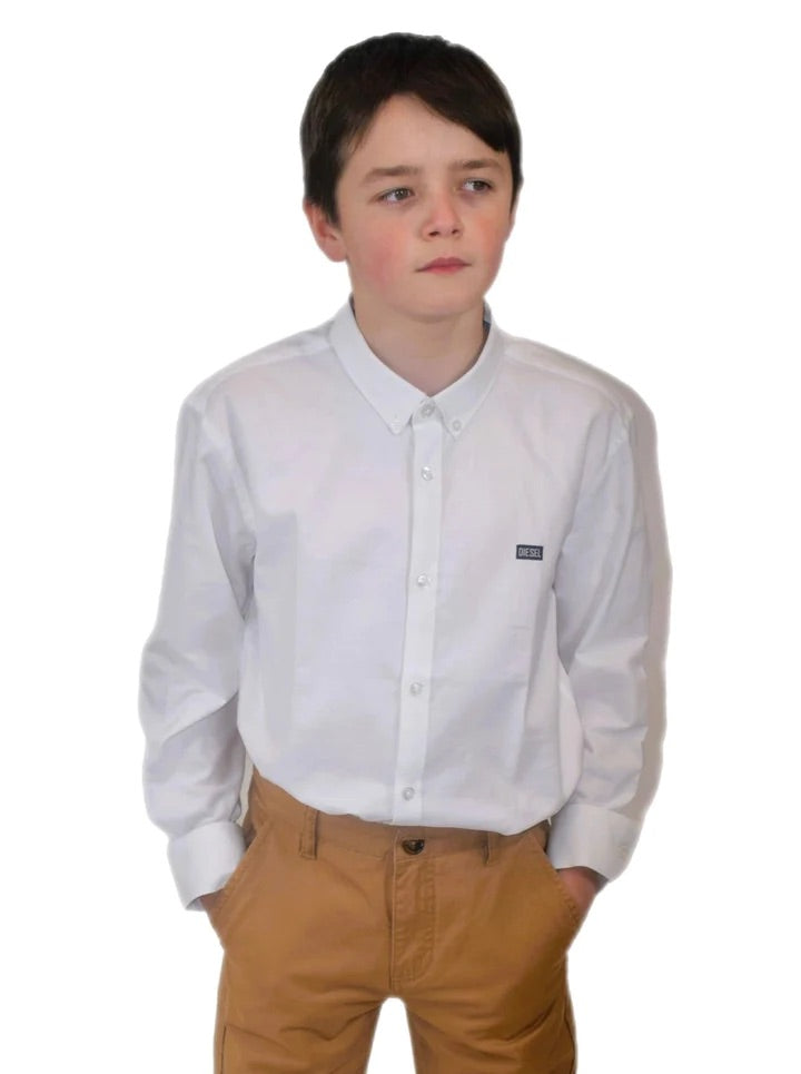 Keane Oxford Shirt Boys White