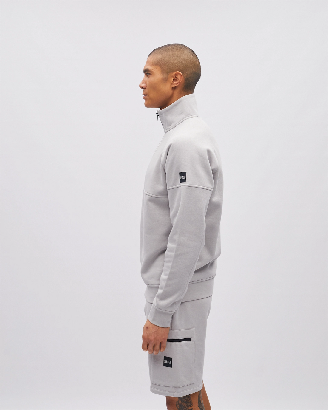 Hatcher Half Zip Shale Grey