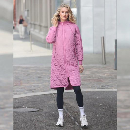 Casey Longline Coat Berry