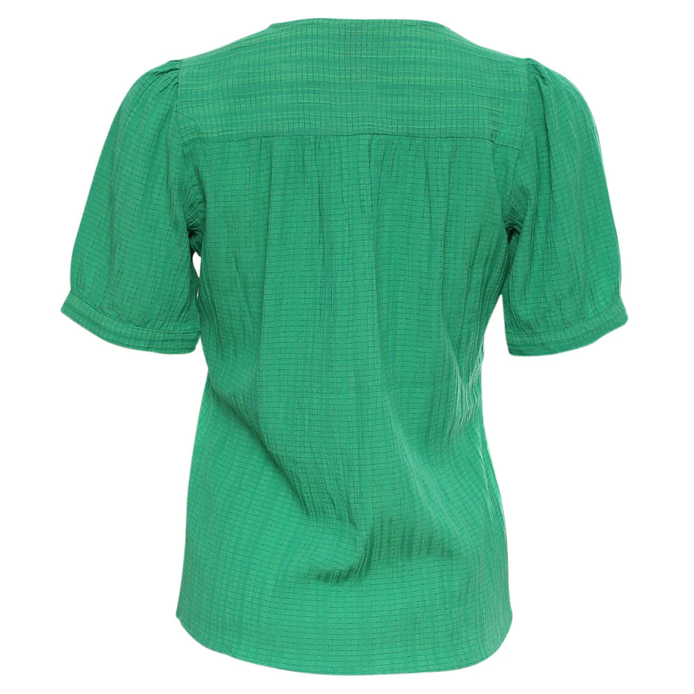 Betsy V Neck Top Green