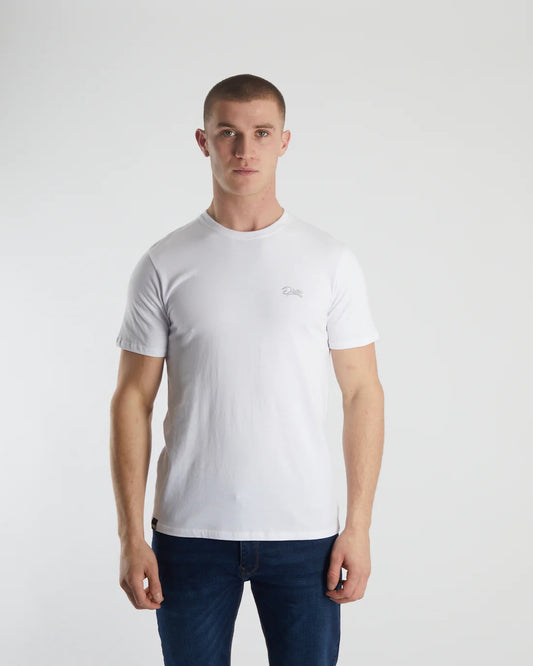 Basic Caden O Neck Tee Optic White