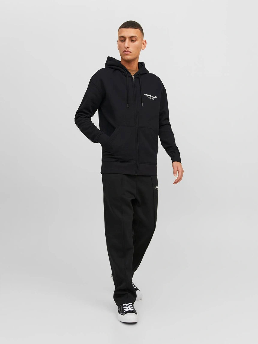 Vesterbro Sweat Zip Hood Black