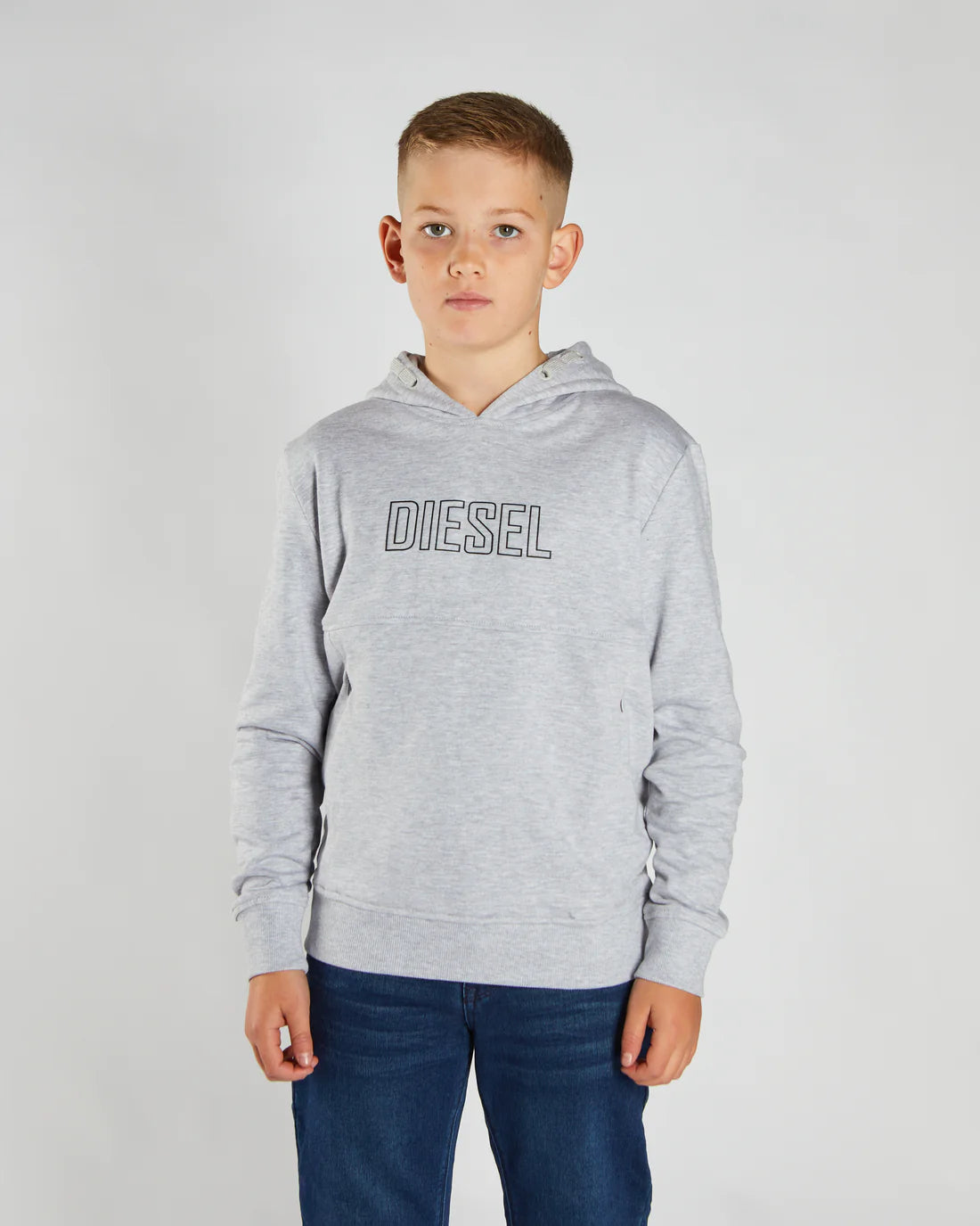 Otis Boys Hood Grey Melange