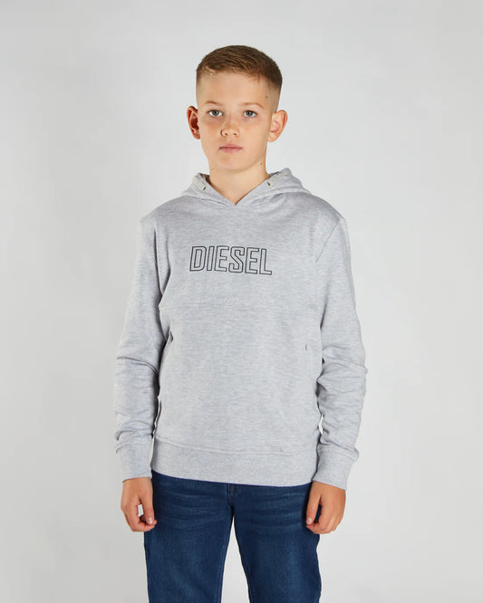 Otis Boys Hood Grey Melange