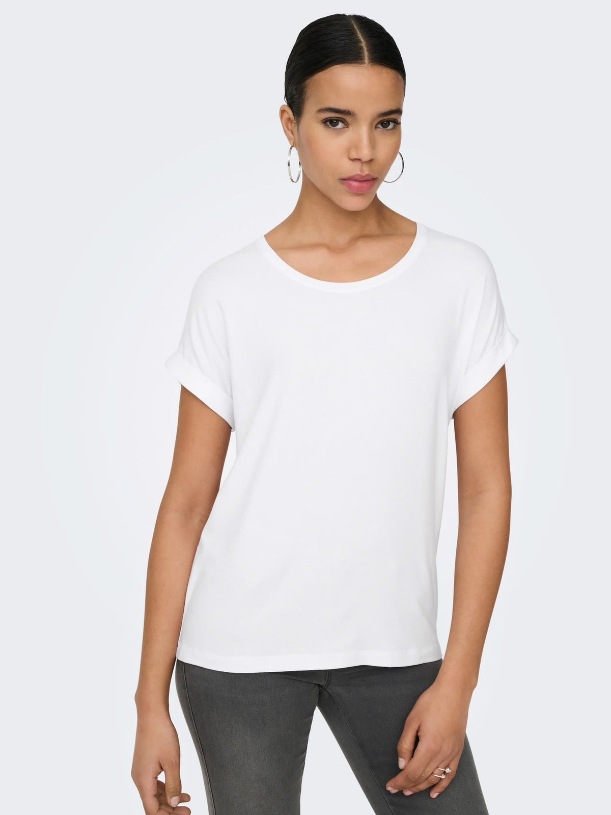 Moster S/S O-Neck White