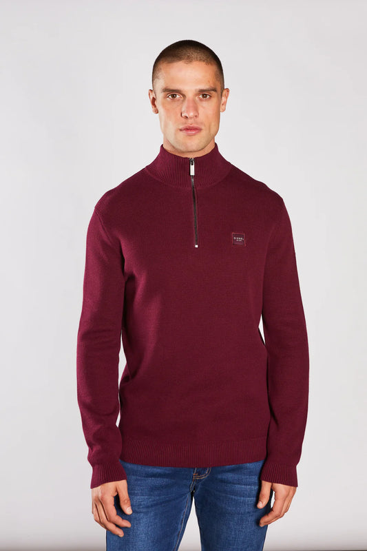 Twain Half Zip Fig Mar