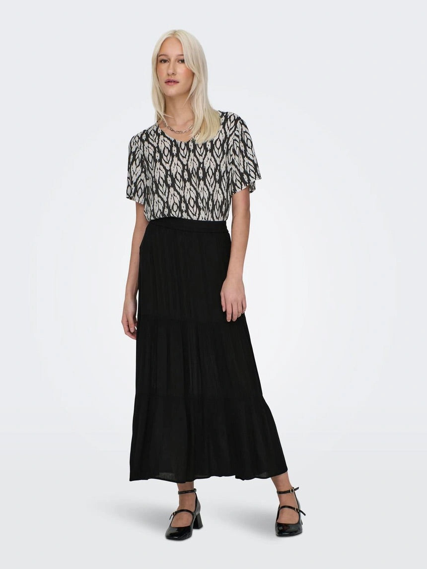 Onlmikka Life Long Skirt Black