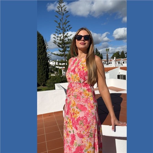Bena Dress Pink Floral