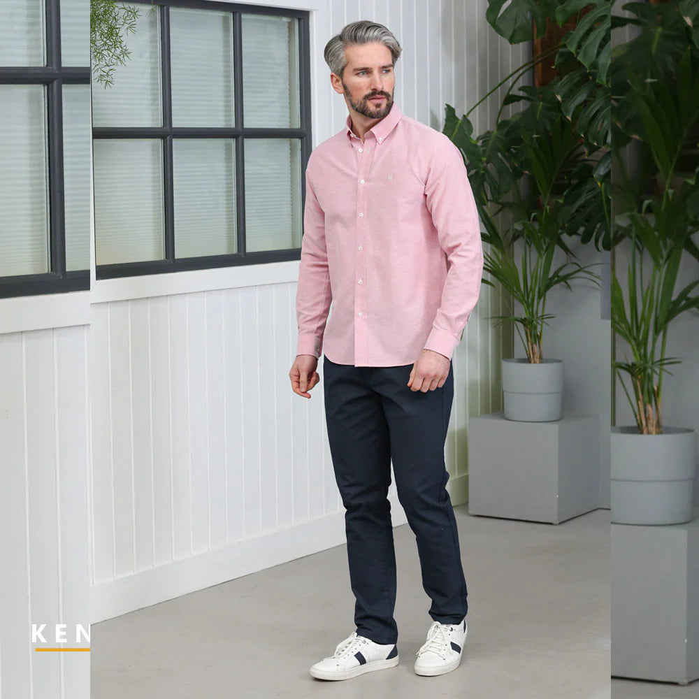 Jagger Oxford Shirt Brick Melange