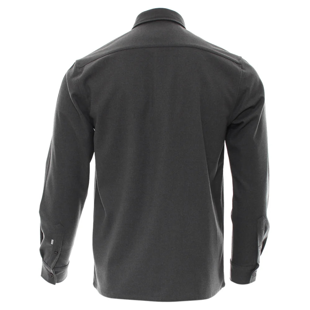 Marc Overshirt Pewter Green Melange