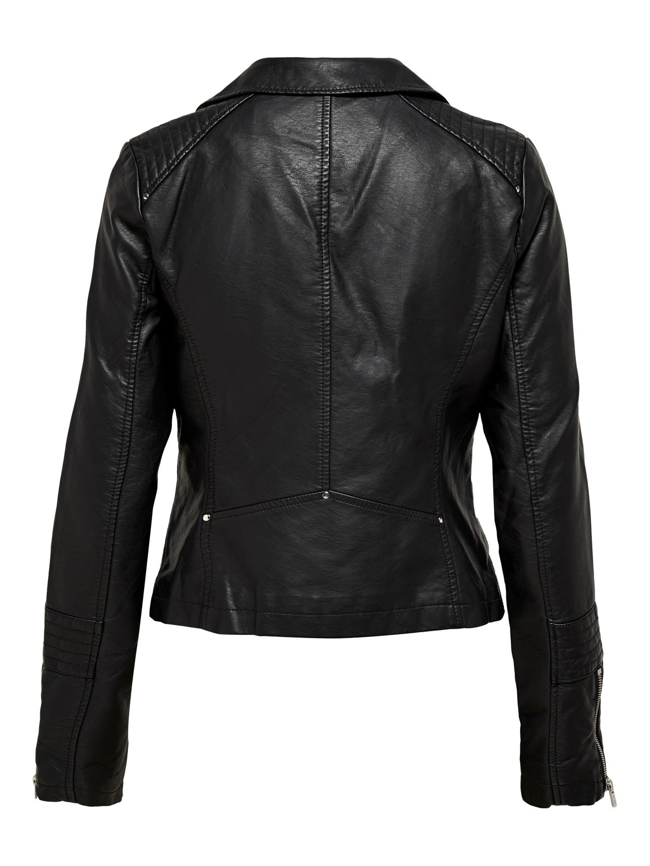 Onlgemma Faux Leather Biker Black