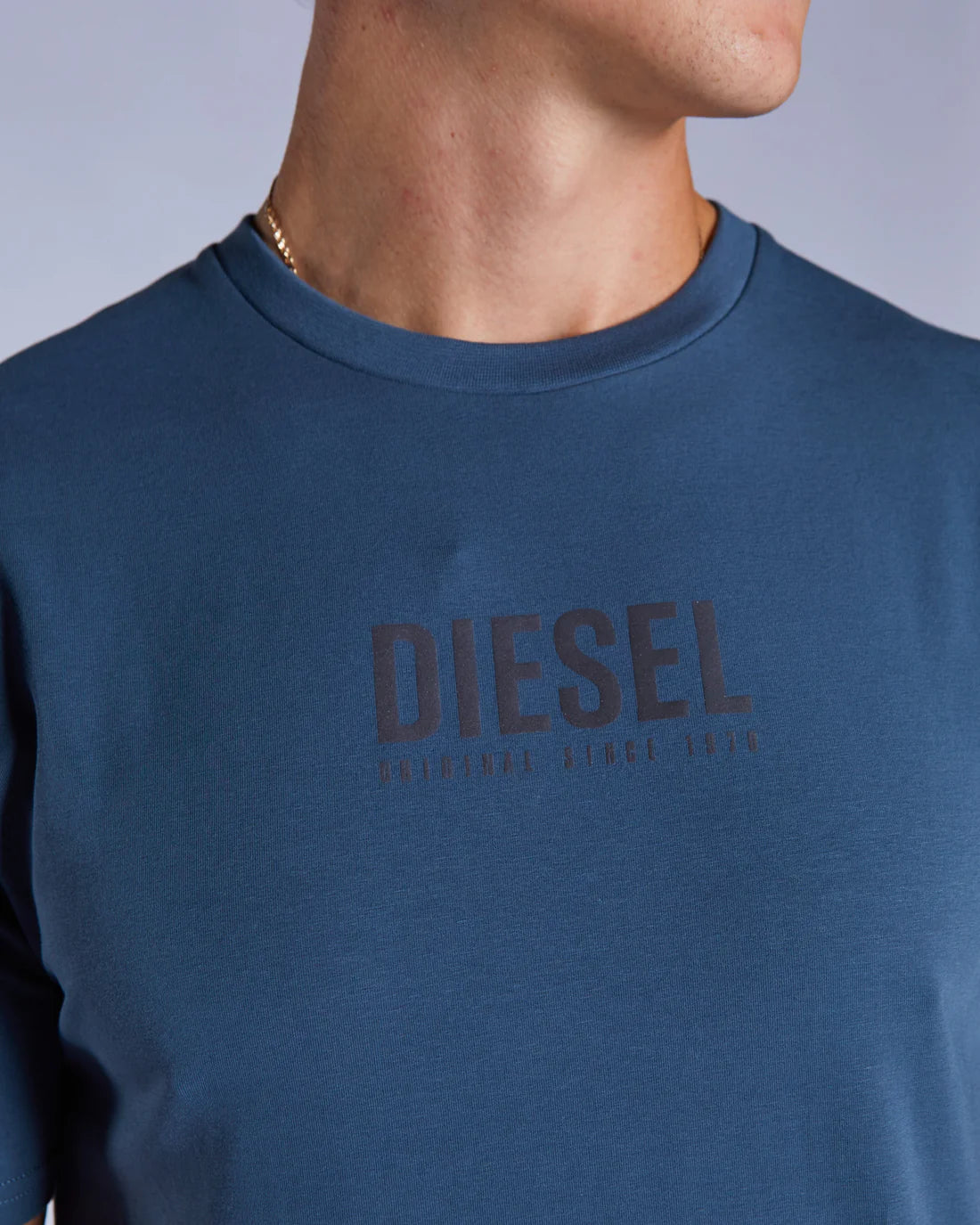 Brosnach Tee Steel Blue