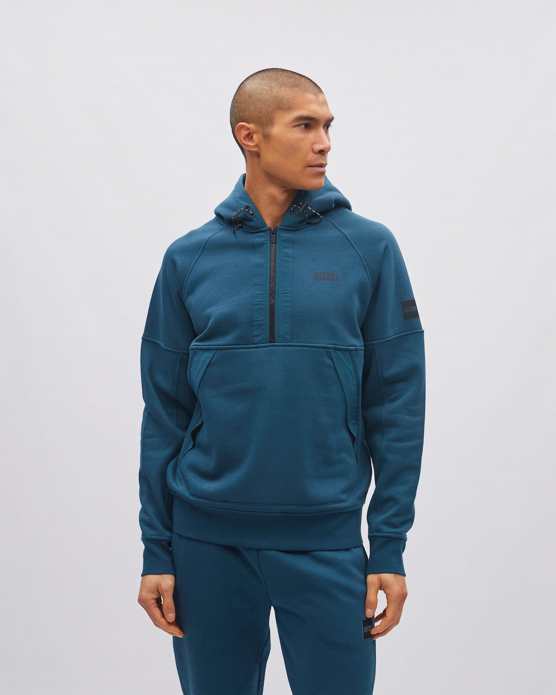Harvey Hoodie Ocean Teal