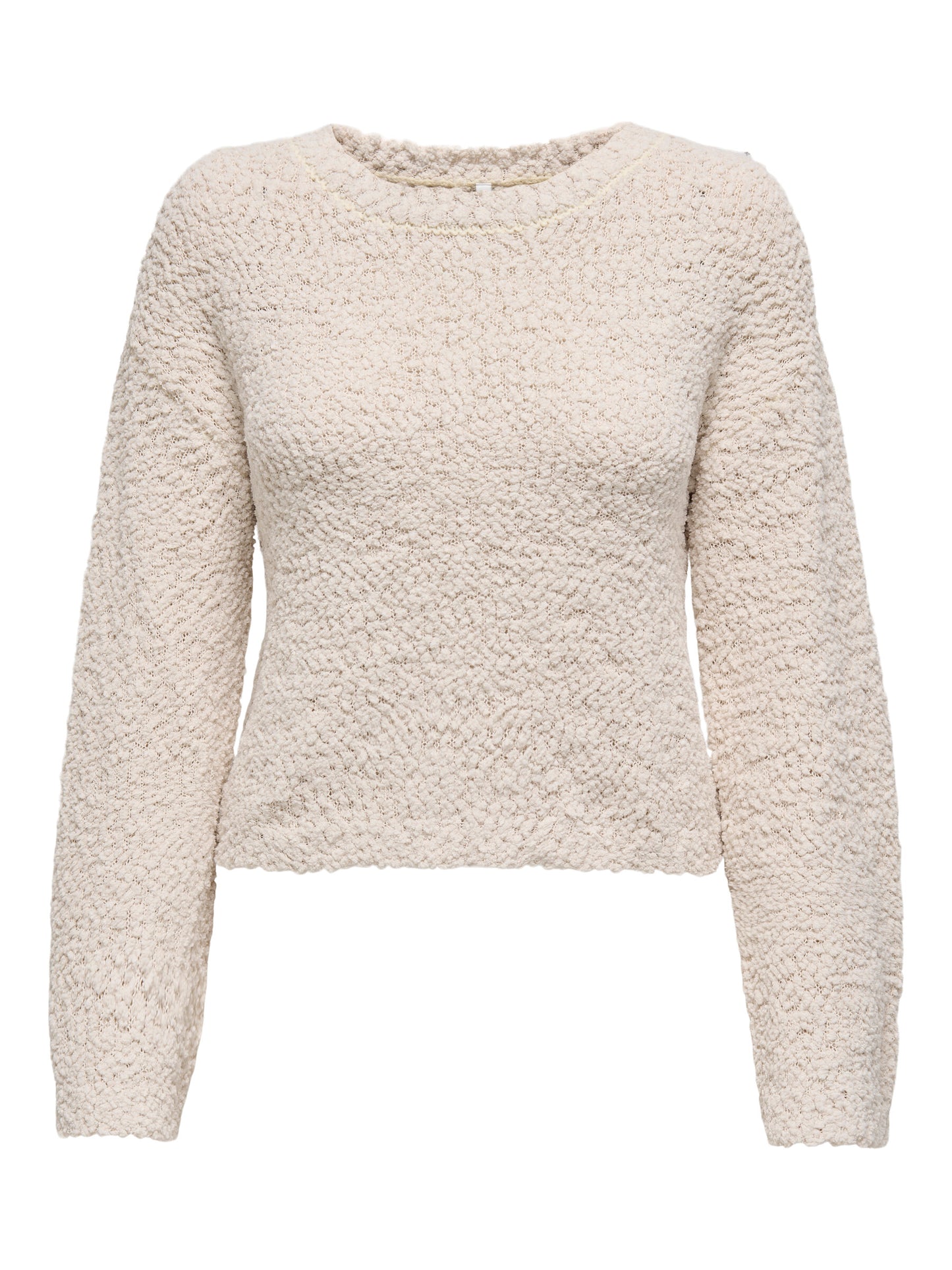 GLORIA LS PUMICE STONE O-NECK KNT