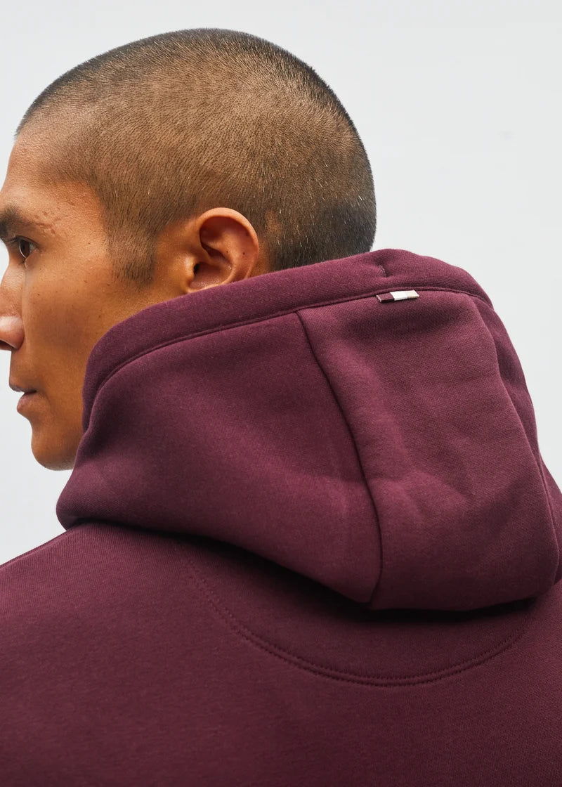 Julian Hoodie Deep Burgundy