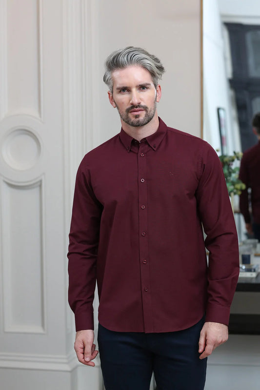 Fritz Shirt Maroon