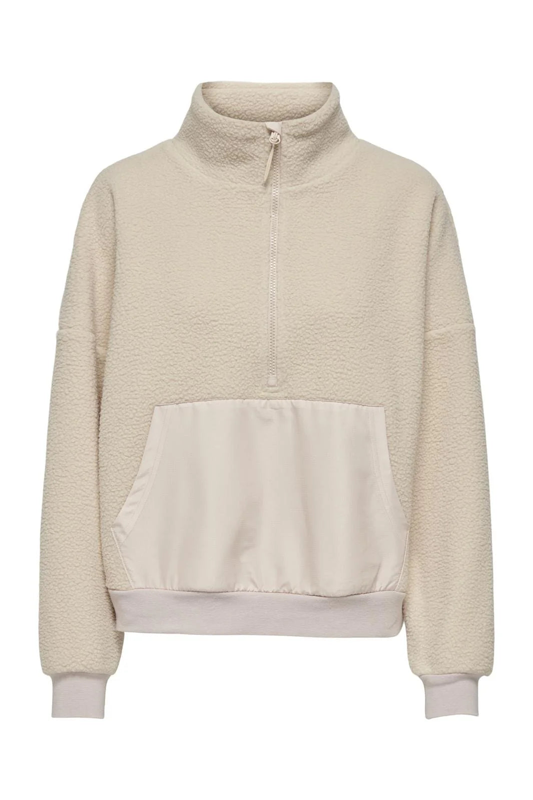 Lia Half Zip Teddy Birch