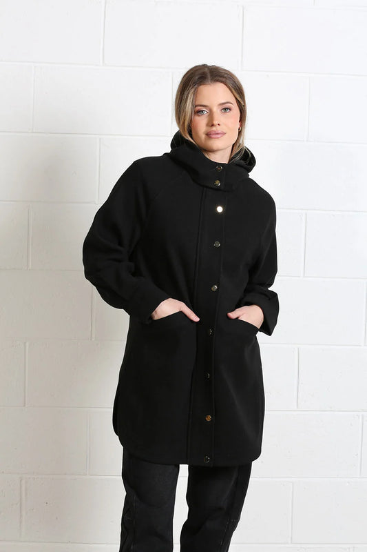 Joanna Coat Black