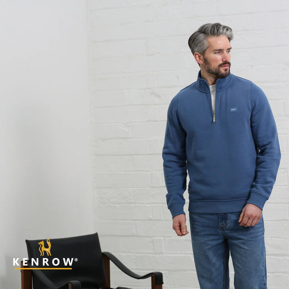 Damon Half Zip Denim