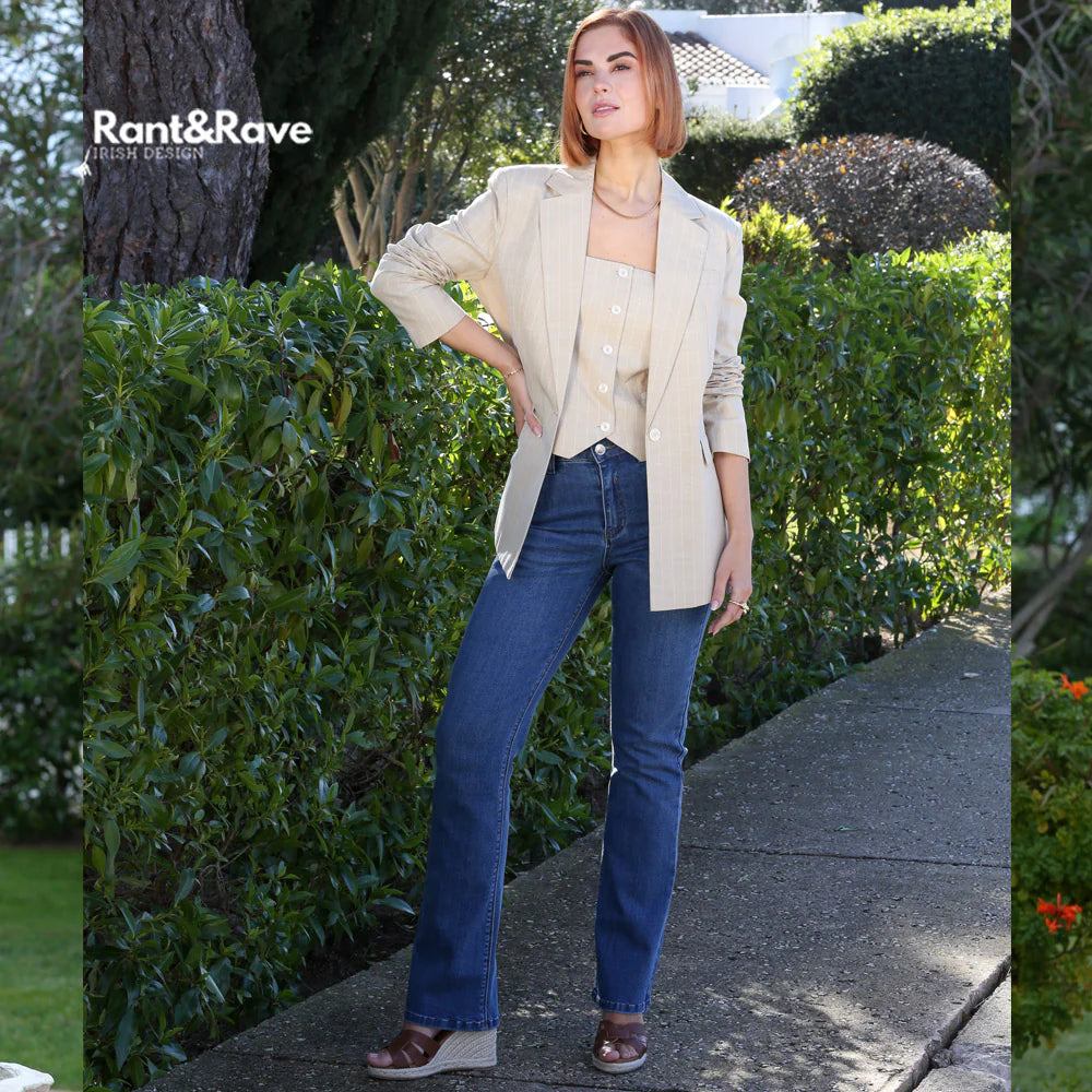 Clodagh Bootcut Jean Mid Blue