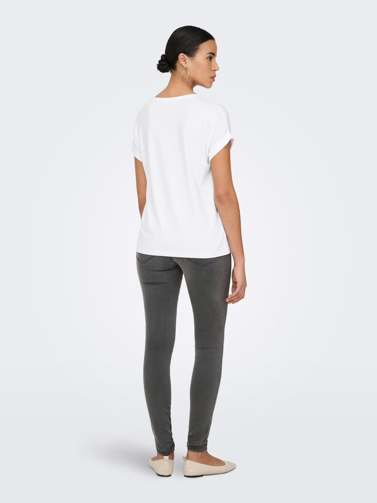 Moster S/S O-Neck White