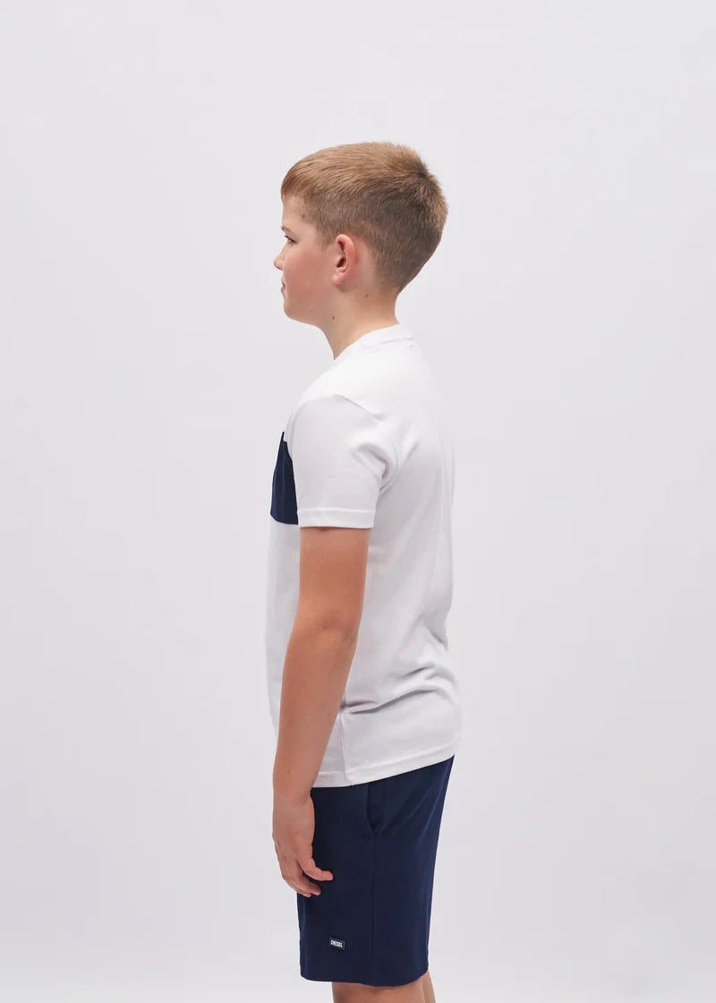 Heath Tee White/Navy