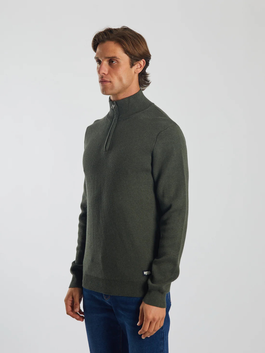 Colter Half Zip Workwear Green Marl