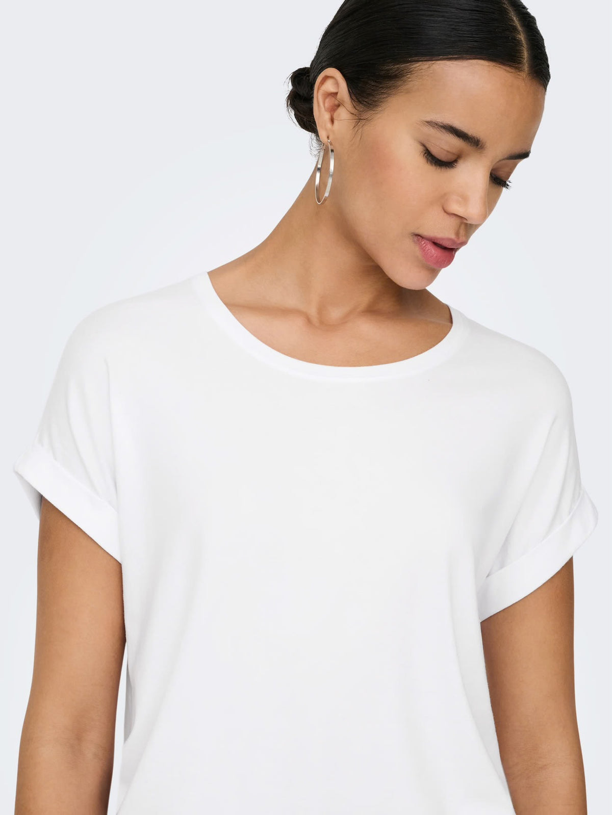 Moster S/S O-Neck White