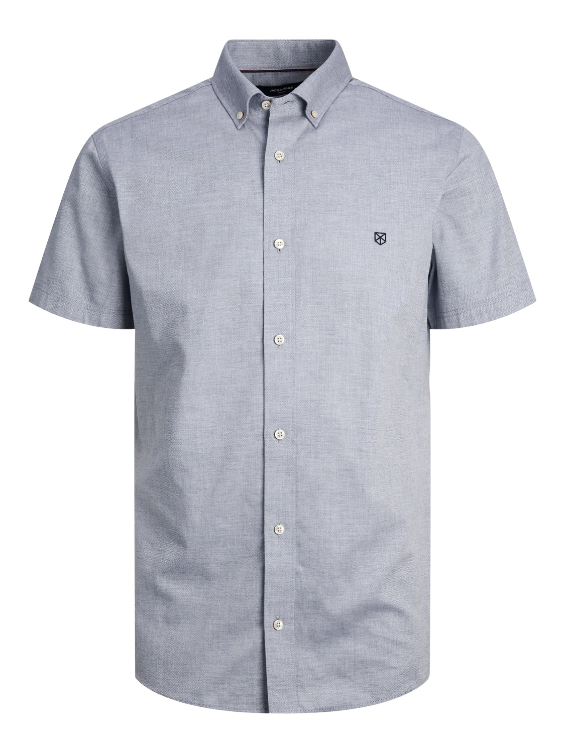 Blulance Dobby Logo Shirt S/S Faded Denim