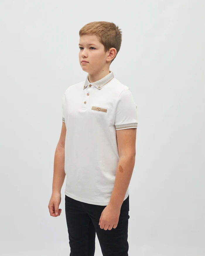 Nixon Boy White Polo