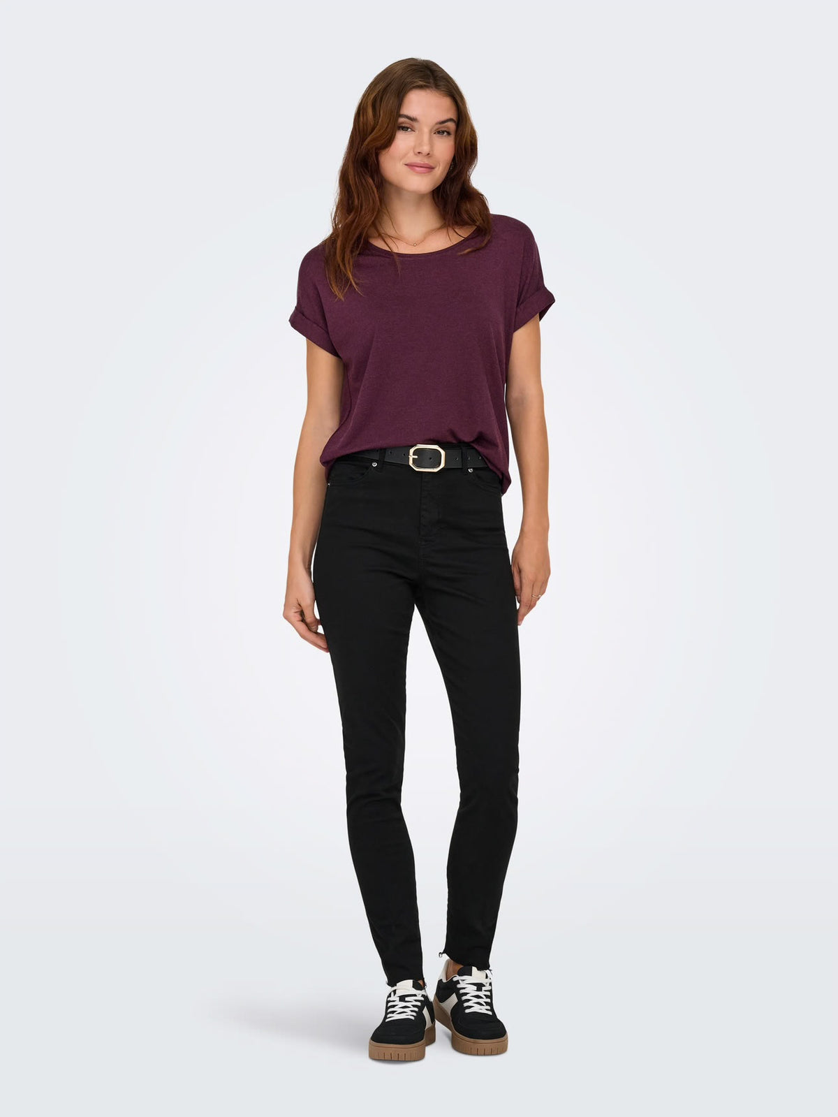 Moster S/S O-Neck Top Winetasting