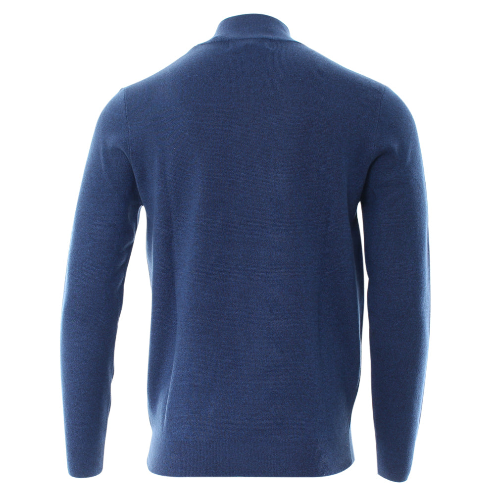 Gerry Half Zip Knit Blue Melange