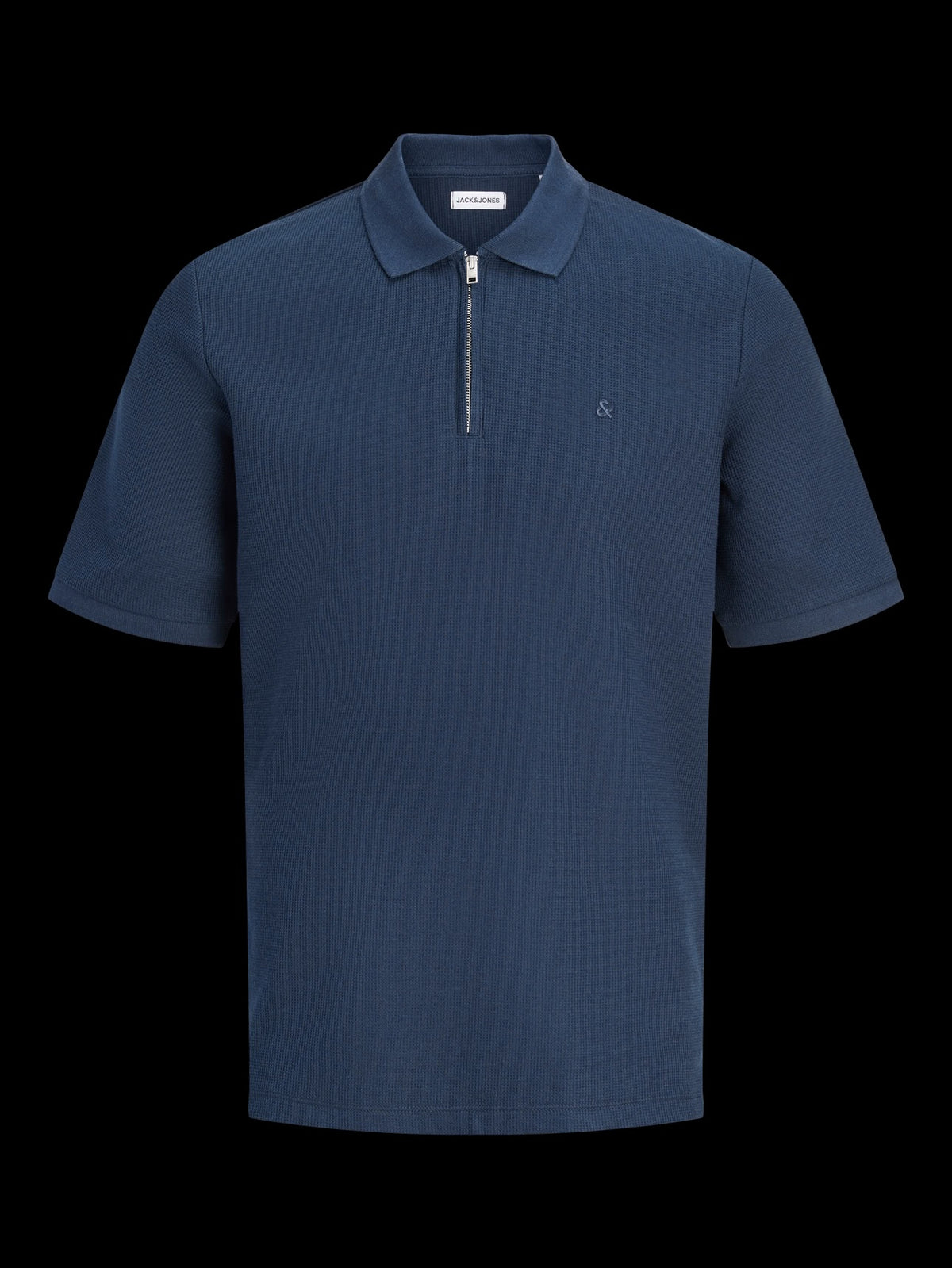 Austin Zip Polo Navy Blazer